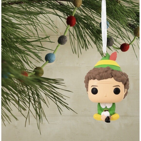Hallmark 2021 Funko Pop Buddy The Elf Walmart Exclusive 3” Christmas Ornament - Picture 3 of 6